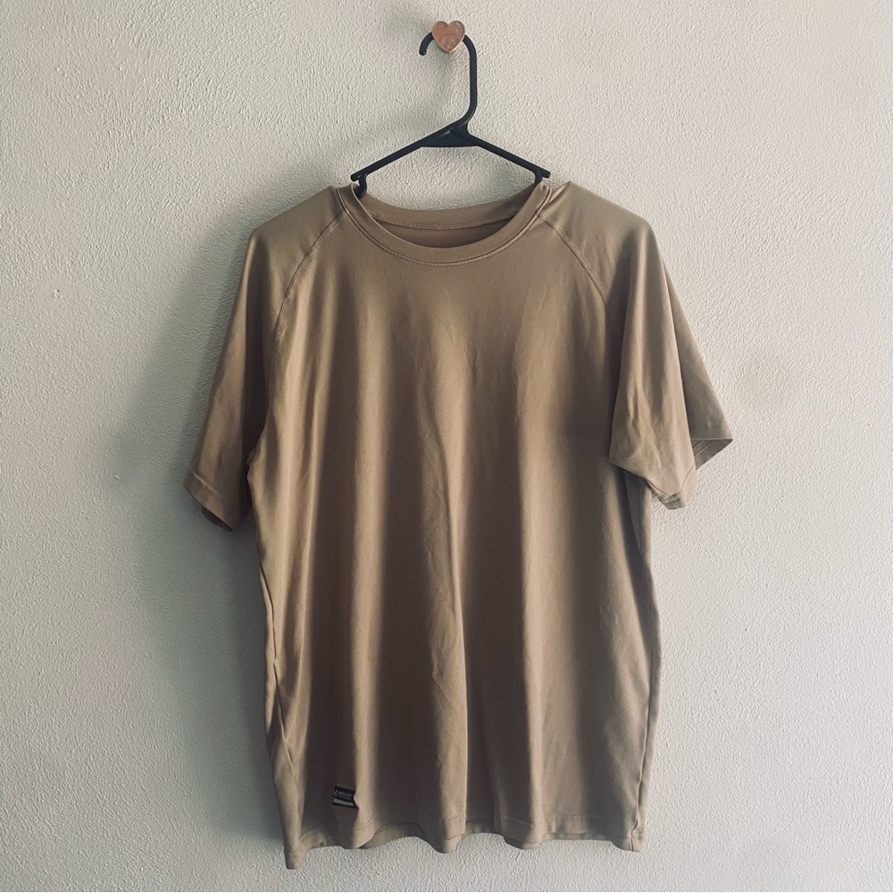 Under Armour Tactical tan loose fit shirt